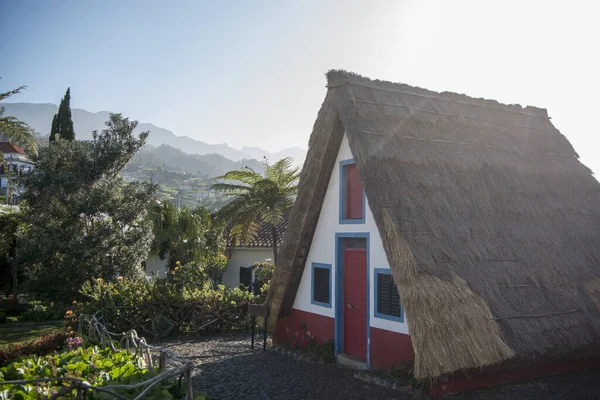 Una Casa Tradicional Santana Casas Colmo Ciudad Santana Norte Isla — Foto de Stock