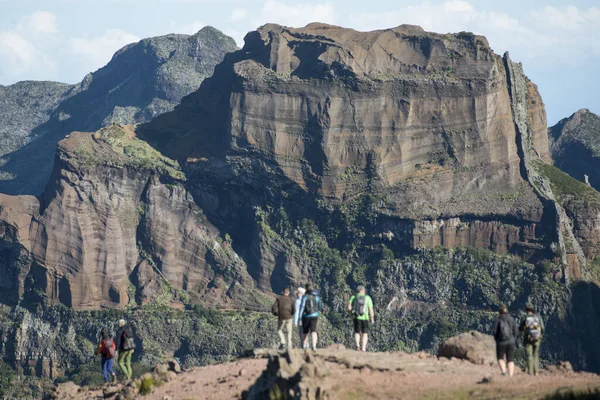 Landscape Mountains Madeira National Park Central Madeira Island Madeira Portugal — Stock Photo, Image