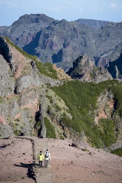 Landskapet Och Bergen Madeiras Nationalpark Centrala Madeira Madeira Portugal Portugal — Stockfoto