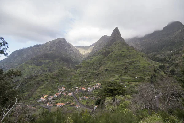 Landskapet Vid Serra Aguas Dal Madeira Portugals Atlanten Madeira Porto — Stockfoto