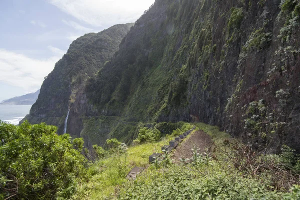 Portekiz Atlantik Okyanusu Ndaki Madeira Adası Ndaki Ribeira Janela Kasabasında — Stok fotoğraf