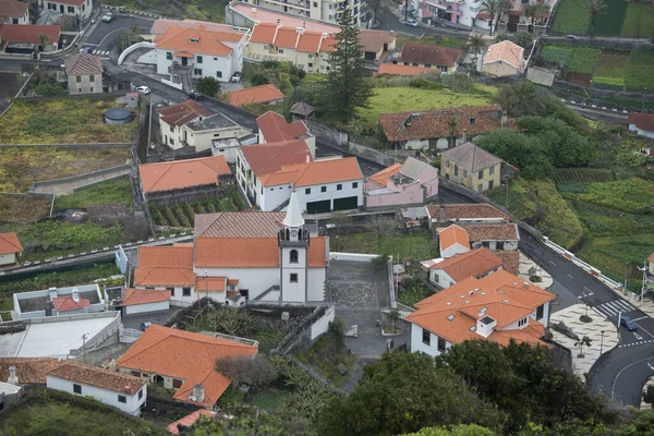 Die Stadt Porto Moniz Auf Der Insel Madeira Atlantik Von — Stockfoto