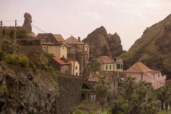 Staden Ribeira Janela Madeira Portugals Atlanten Madeira Porto Moniz April — Stockfoto