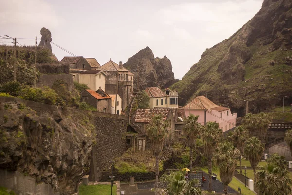 Staden Ribeira Janela Madeira Portugals Atlanten Madeira Porto Moniz April — Stockfoto