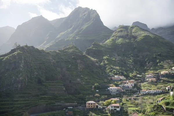 Landskapet Vid Serra Aguas Dal Madeira Portugals Atlanten Madeira Porto — Stockfoto