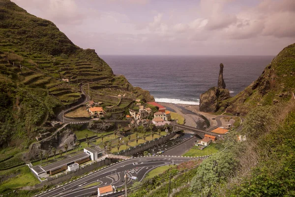 Staden Ribeira Janela Madeira Portugals Atlanten Madeira Porto Moniz April — Stockfoto