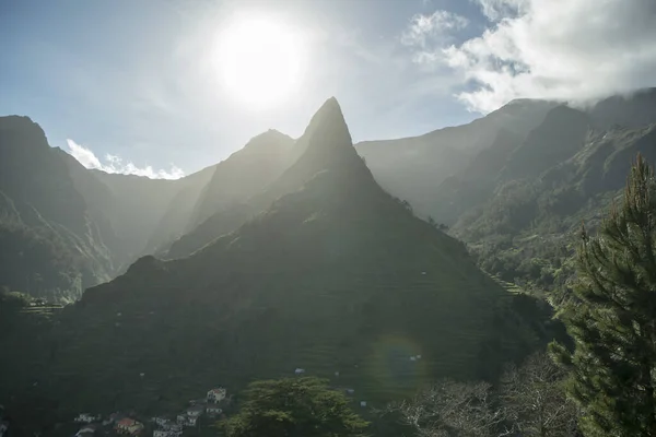 Krajina Údolí Serra Agua Ostrově Madeira Atlantském Oceánu Portugalska Madeira — Stock fotografie