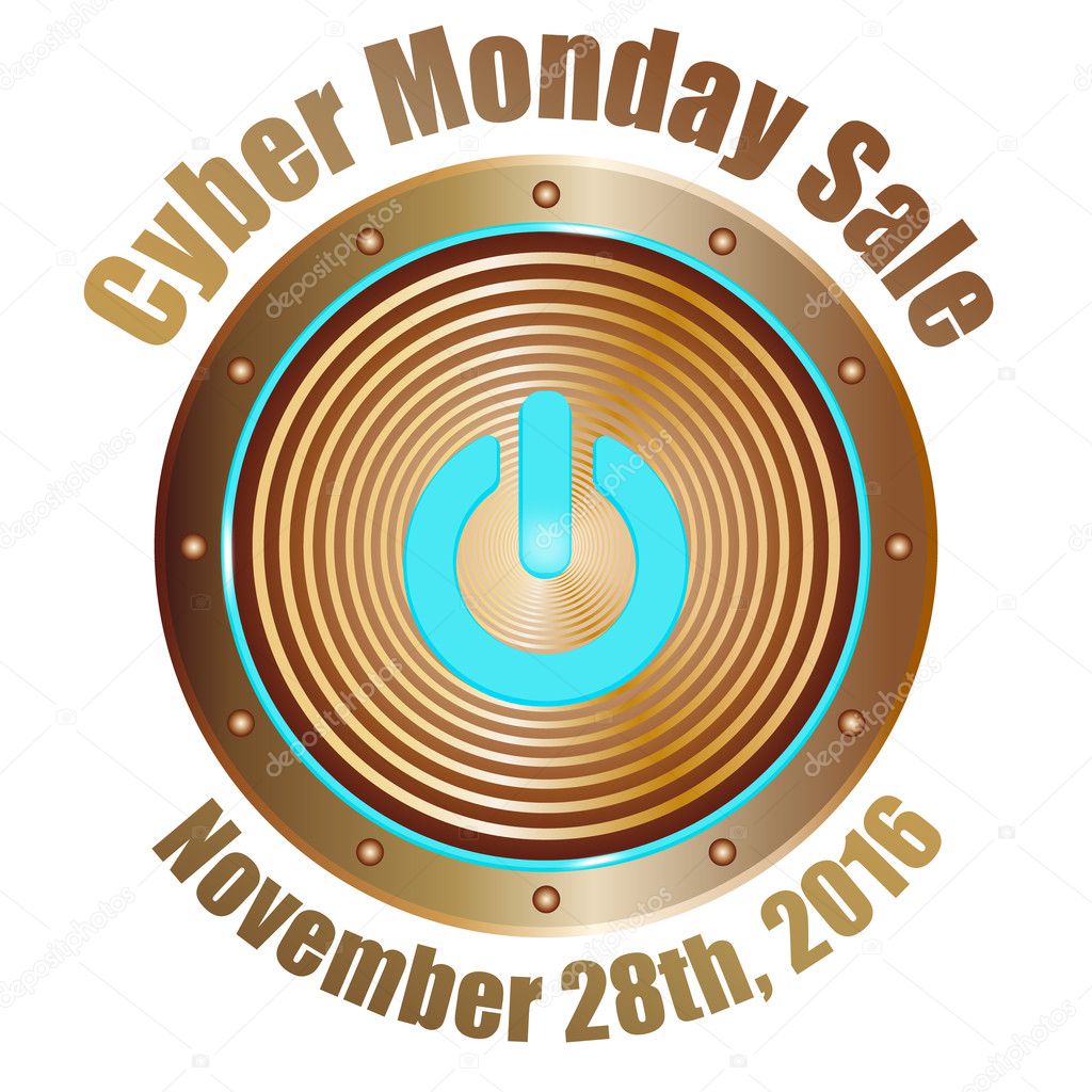 cyber monday sale copper with blue light
