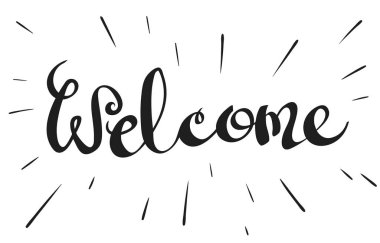 yazı kelime hoş geldiniz