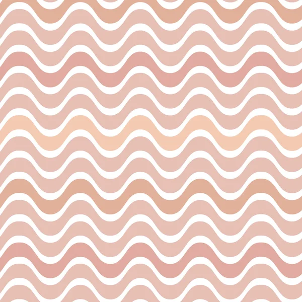 Розовые волны на прозрачном фоне, бесшовный векторный рисунок — стоковый вектор