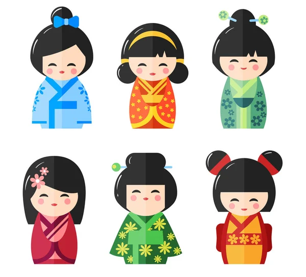 Vectores de Muneca japonesa imagenes vectoriales Depositphotos