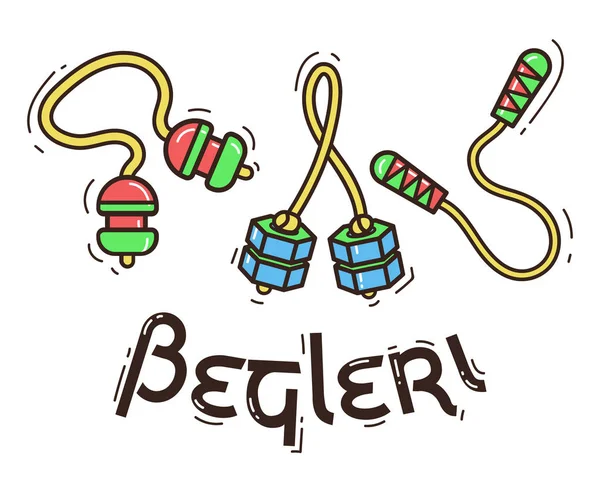 Fidget Spinner Begleri — Stock Vector