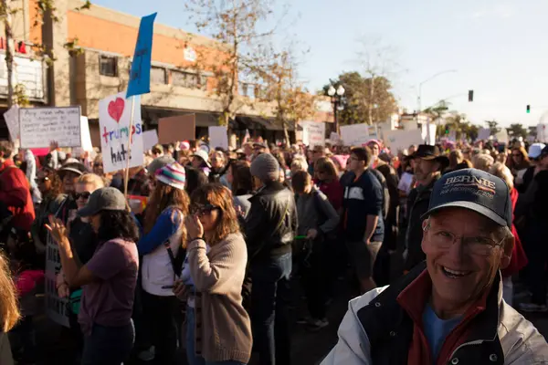 Santa Ana Usa Janvier 2017 Participants Non Identifiés Marche Des — Photo