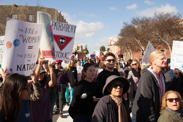 Santa Ana Usa Gennaio 2017 Partecipanti Non Identificati Alla Marcia — Foto Stock