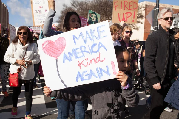 Santa Ana Usa Janvier 2017 Participants Non Identifiés Marche Des — Photo