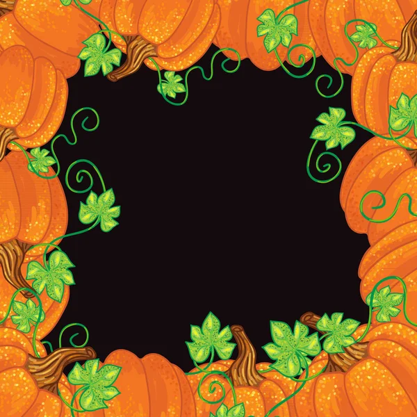 Halloween achtergrond. Vectorillustratie. Frame — Stockvector