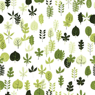 sonbahar yapraklı vektörsüz desen.