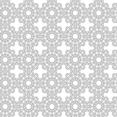 Arabesk yıldız seamless modeli.