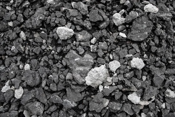 Gray Rocks Stones Slag Gravel Pavement Background Pattern Design — Stock Photo, Image