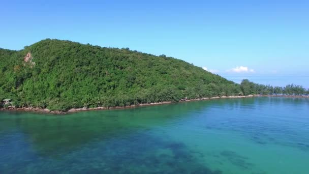 Aérien : Île tropicale en Thaïlande — Video