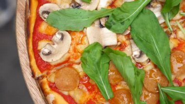 Vegan Pizza 'nın Yakın Çekimi