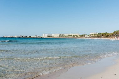 Sa Coma, Mayorka 'da sahil ve deniz manzarası