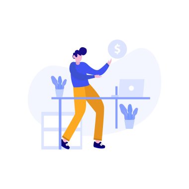 Müşteriler, iniş sayfası, ui, web sitesi, mobil uygulama, editör, poster, makale ve afiş için uygun internet ve mobil bankacılık hizmetleri vektör ilüstrasyonunu kullanır ve bundan keyif alır.
