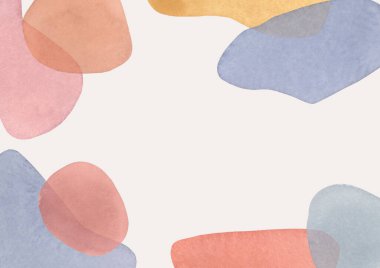 Suluboya Boho Çerçeve, Boho İç Sanat, Bohem Asgari Biçim, Soyut Şekiller, BohoLiving Art Prints, Minimalizm, Modern Soyut Grafikler, Soyut Çerçeve, Doğa Rengi, Pastel Renkleri