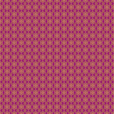 Mor arkaplandaki altın rengi elementlerin kusursuz vektör görüntüsü. Duvar kağıdı, sunum, tasarım, tekstil için. Vektör illüstrasyonu.