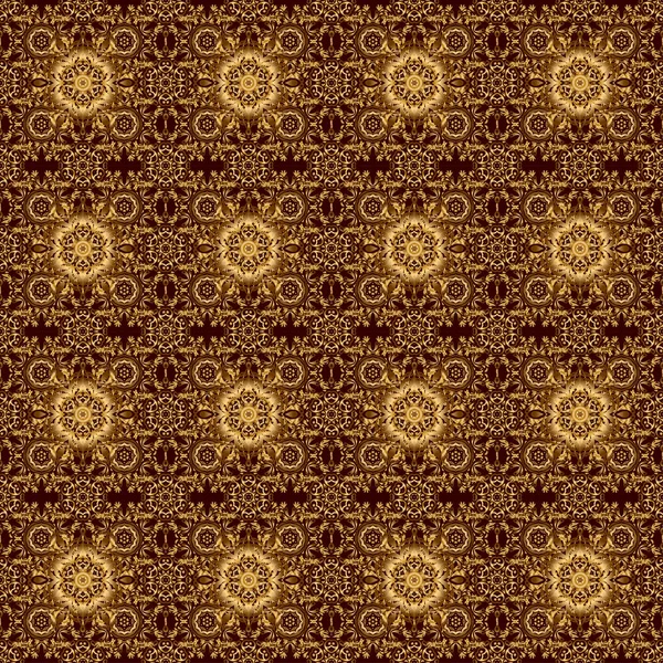 Nahtlose Vektor Goldenen Ornament Modernes Geometrisches Nahtloses Muster Mit Sich — Stockvektor