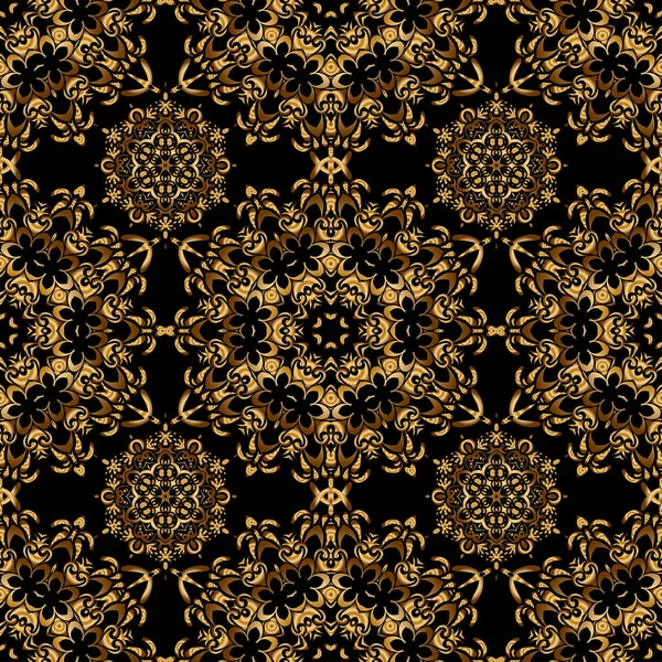 Abstrakcyjny Wektor Jasny Złoty Wzór Tapety Świąteczne Dekoracje Konfetti Tekstylia — Wektor stockowy