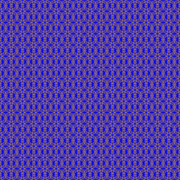 Modrý Geometrický Vektor Bezešvé Vzor Abstraktní Pozadí — Stockový vektor