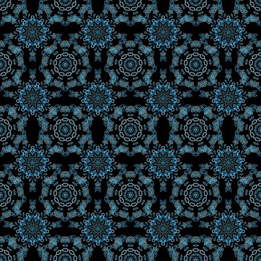 Mavi geometrik vektör pürüzsüz desen, soyut arkaplan.