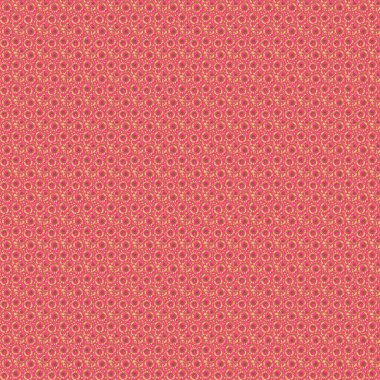 Pembe arkaplanda altın gibi parlak bir süs, pürüzsüz bir desen, soyut şekiller. Raster illüstrasyonu.