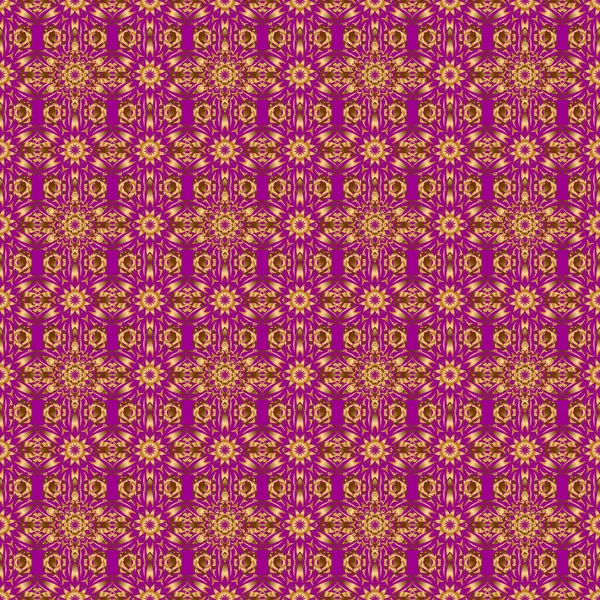 Pinkfarbenes Abstraktes Ornamentales Muster — Stockvektor
