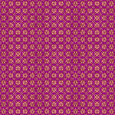 Pembe ve altın rengi bir süs. Kusursuz desen 