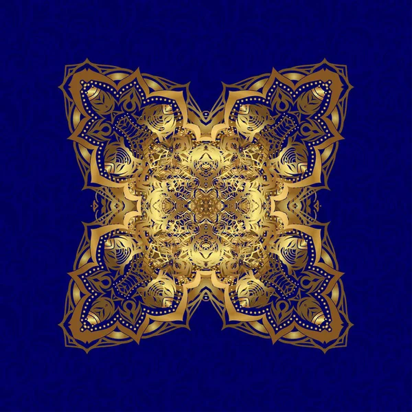 Patrón Sin Costura Vector Geométrico Azul Fondo Abstracto — Archivo Imágenes Vectoriales