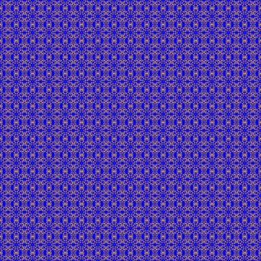 Mavi ve altın renkli süsler. Tekstil ya da kağıda yazdırmak için kusursuz desen.