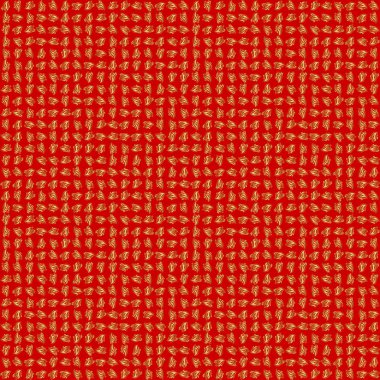 Kırmızı arka planda altın işlemeli kusursuz vintage desen. Kumaş baskısı, hatıra defteri, hediye paketi için..