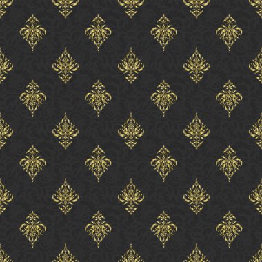 Düşük polimerli altın desenli çizim. Soyut vektör altın dokusu.