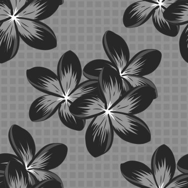 Renkli yön deseni gri ve siyah renklerde. Kraliyet tesisatlarıyla modern tesisat desenli çiçek deseni. Kusursuz çiçek süsü..
