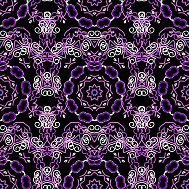 Vektörsüz geometrik desenler. Eski dokular. Kartlar, davetiyeler, menekşe rengi web tasarımı için dekoratif arka plan. Retro dijital kağıt.