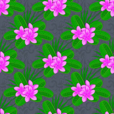 Renksiz çiçek vektör deseni 