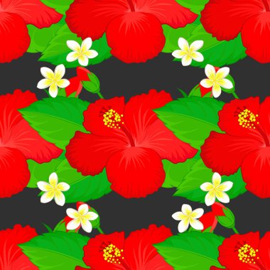 Renksiz çiçek vektör deseni 