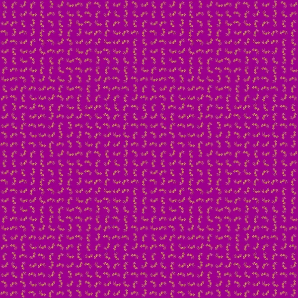 Pattern Golden Elements Purple Background Gold Ornament Purple Background Vintage — Stock Vector