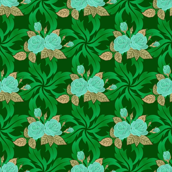 Couleur Motif Vecteur Floral Sans Couture — Image vectorielle