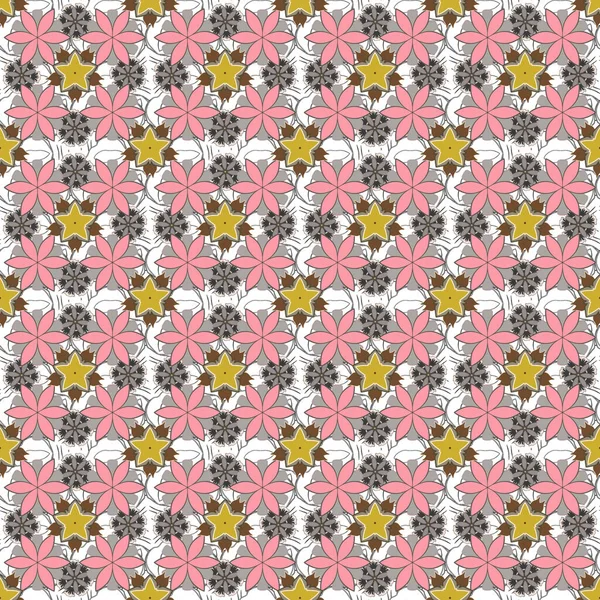 Διάνυσμα Floral Απλό Φόντο Για Την Κλωστοϋφαντουργία Καλύμματα Κατασκευή Ταπετσαρίες — Διανυσματικό Αρχείο