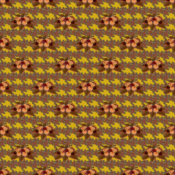 Couleur Motif Vecteur Floral Sans Couture — Image vectorielle