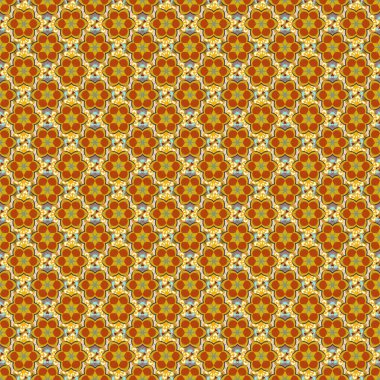 Tatil sembolü. Sari, bej ve turuncu renklerde yildizsiz desenler. Duvar kağıdı, Noel süslemesi, konfeti, tekstil, ambalaj için soyut vektör parlak tasarımı.