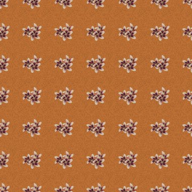 Dekorasyon ve tasarım için güzel bir desen. Plumeria çiçekleriyle sulu boya desenli. Plumeria çiçekleriyle klasik tarzda enfes bir desen. Turuncu, bej ve kahverengi renkli moda baskı